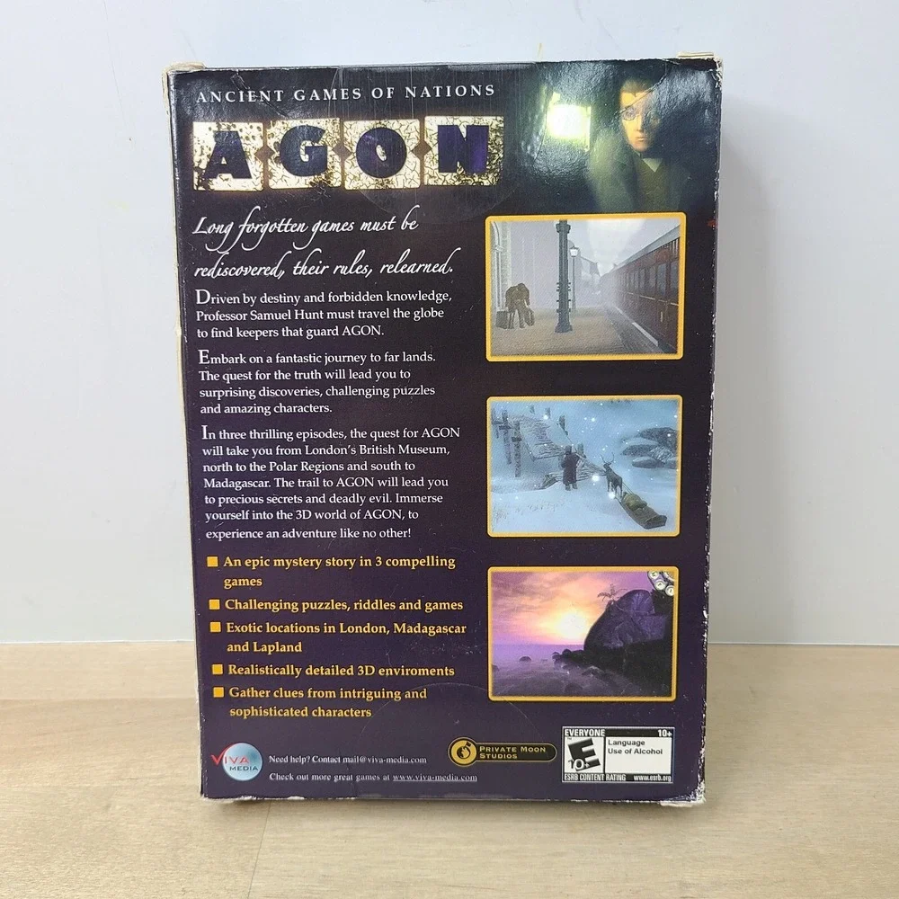 AGON: The Mysterious Codex (PC, 2006)  Brand‎ New Sealed in Retail Box Rough